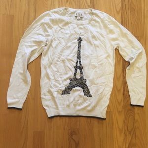 Long sleeved Paris sweater